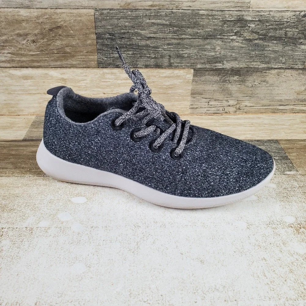 Allbirds Wool Runner Mens Shoes Sz 9 M Natural Gray Merino Wool Lace Up Sneaker